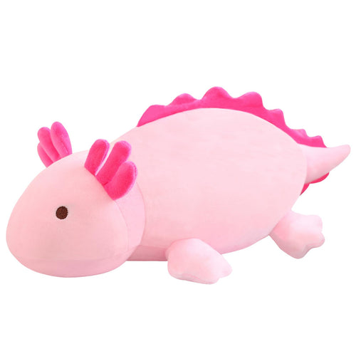 HugMallow weighted axolotl plush, pink