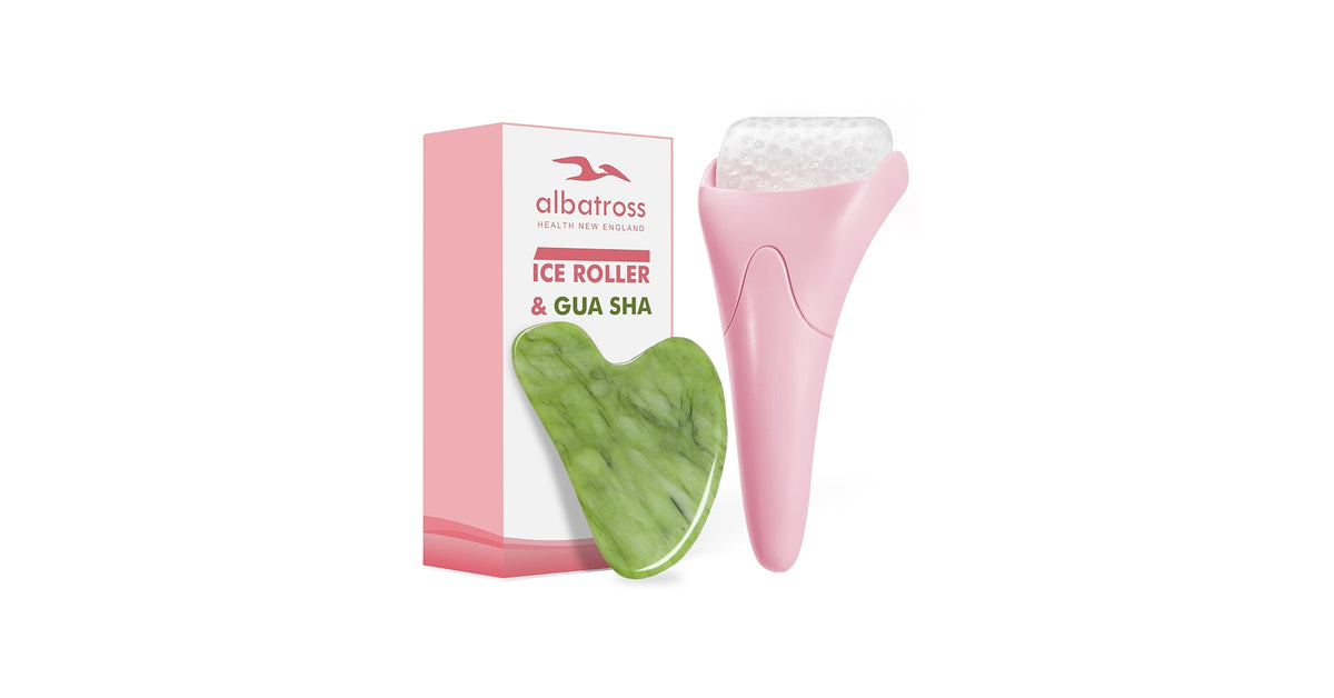 FrostGlow gua sha and ice roller bundle