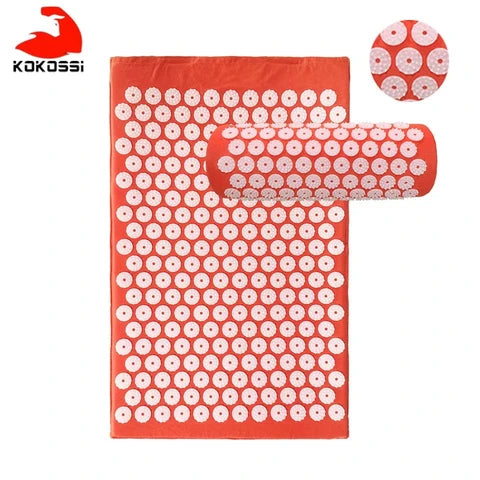 ZenSpike acupressure mat and pillow set